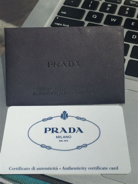 prada purse fake|authenticity card Prada.